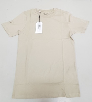 18 X BRAND NEW SELECTED HOMME TUFFET T-SHIRT IN SIZE XS RRP £18.00 ( TOTAL RRP £ 324 )