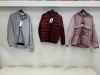 5 X BRAND NEW WEEKEND OFFENDER LIGHT JACKETS IN NAVY, BLACK, PAVEMENT AND GINGER SIZES M,S AND L