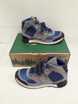 1 X BRAND NEW DANNER GORE-TEX WATERPROOF BREATHABLE LINING DUAL ENSITY MIDSOLE VIBRAM OVERLOOK OUTSOLE WITH MEGAGRIP IN VOLCANIC GLASS UK SIZE 9