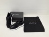 1 X BRAND NEW BELVOTTI CERA BLACK CROCODILE TRAINERS UK SIZE 10