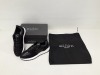 1 X BRAND NEW BELVOTTI CERA BLACK CROCODILE TRAINERS UK SIZE 8