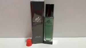 20 X BRAND NEW MR. BURBERRY EAU DE TOILETTE NATURAL SPRAY - 30ml (NOTE: BOXES SLIGHTLY DAMAGED)