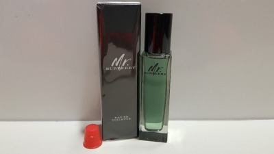 20 X BRAND NEW MR. BURBERRY EAU DE TOILETTE NATURAL SPRAY - 30ml (NOTE: BOXES SLIGHTLY DAMAGED)