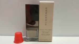 36 X BRAND NEW BURBERRY DARK TRENCH COLOURED ICONIC NAIL POLISH - 8ml (NOTE: BOXES SLIGHTLY DAMAGED)