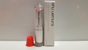 45 X BRAND NEW SHU UEMURA ROUGE UNLIMITED SUPREME MATTE LIPSTICK - 3.4g (NOTE: BOXES SLIGHTLY DAMAGED)