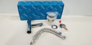 1 X BRAND NEW VADO ZOO SENSE MONO BASIN SMOOTH BODIES WITH CLIC CLAC WASTE - SEN100/CC/P