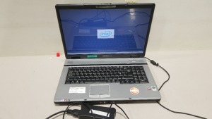 1 X MEDION AKOYA LAPTOP - WITH 17 SCREEN - HARD DRIVE WIPED- NO OS - COMES WITH CHARGER