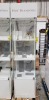 1 X HOT DIAMONDS GLASS JEWELLERY DISPLAY UNIT COMES WITH BOTTOM SHELF AND INTERNAL LIGHT WITH KEY (50CM D X 50CM W X 210CM H)