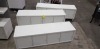 3 X 4 DOOR CABINETS (PLEASE NOTE 1 X COMES WITH NO WHEELS) (39CM D X 147CM W X 53CM H)