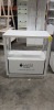 1 X LAMPE BERGER PARIS CABINET UNIT (PLEASE NOTE FRONT AND REAR GLASS MISSING) (50CM D X 90CM W X 104CM H)