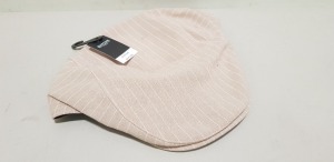 60 X BRAND NEW BURTON MENSWEAR FLAT CAPS IN BEIGE SIZE M/L RRP £14.00 (TOTAL RRP £840.00)