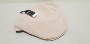 54 X BRAND NEW BURTON MENSWEAR FLAT CAPS IN BEIGE SIZE M/L AND S/M (MAINLY M/L) RRP £14.00 (TOTAL RRP £756.00)