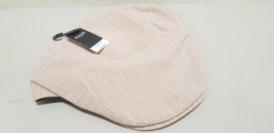 60 X BRAND NEW BURTON MENSWEAR FLAT CAPS IN BEIGE SIZE S/M RRP £14.00 (TOTAL RRP £840.00)