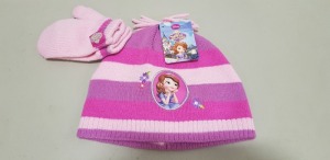 45 X BRAND NEW DISNEY SOPHIA THE FIRST HATS AND GLOVES SET