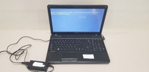 1 X TOSHIBA C660 LAPTOP WITH INTEL CORE I3 - HARD DRIVE WIPED - NO OS - COMES WITH CHARGER