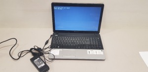 1 X GATEWAY NE56R484 LAPTOP WITH A 15.6 SCREEN LED - HARD DRIVE WIPED - NO OS - COMES WITH CHARGER