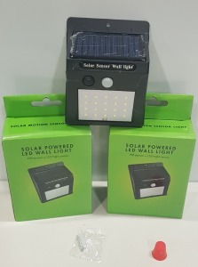 20 X BRAND NEW DREIBACH 20 LED SOLAR MOTION SENSOR LIGHTS -SKU - DB8572 (PICK LOOSE)