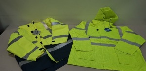 6 X BRAND NEW HIGH VISIBILITY JACKETS (1 X SIZE XXXXL, 5 X SIZE XXXL)