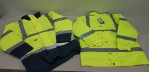 5 X BRAND NEW HIGH VISIBILITY JACKETS SIZE MEDIUM