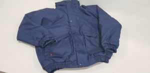 3 X BRAND NEW WARRIOR NAVY WINTER JACKETS SIZE LARGE