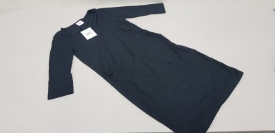 35 X BRAND NEW MAMALICIOUS LONG BLACK PLAIN DRESSES SIZE MEDIUM