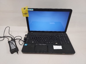 1 X TOSHIBA LAPTOP WITH CHARGER