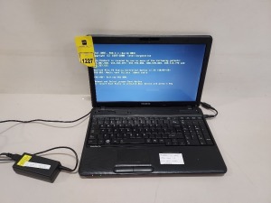 1 X TOSHIBA C660 LAPTOP WITH CHARGER