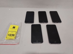 5 X APPLE IPHONES FOR SPARES AND REPAIRS
