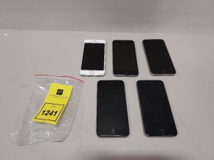 5 X APPLE IPHONES FOR SPARES AND REPAIRS