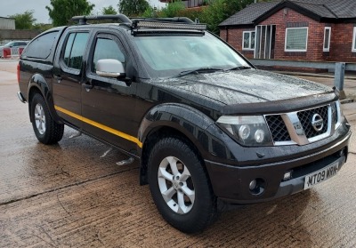 BLACK NISSAN NAVARA ACENTA D/C DCI. ( DIESEL ) Reg : MT09 WRN Mileage : 79,331 Details: FIRST REGISTERED 17/7/2009 6 SPEED MANUAL DIESEL PICKUP TRUCK V5 1 KEY 1 BOOT KEY