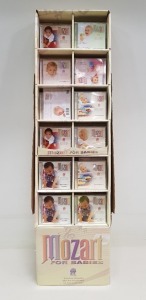 FULL PALLET OF MOZART FOR BABIES CDS - 23 X 48 PC DISPLAY STANDS (1000+ CDS)