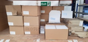 10000 X WHITE ENVELOPES,SIZES C5 AND A4 (PLEASE NOTE NOT SELF SEAL)