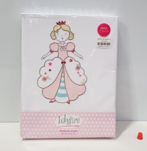 30 X BRAND NEW BABY FACE PRINCESS FAIRY DUVET COVER SET (SINGLE)