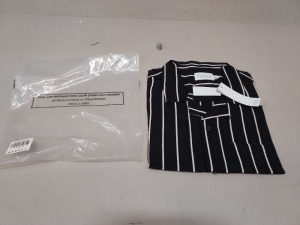 30 X BRAND NEW TOPMAN SHIRTS IN BLACK AND WHITE SIZE SMALL AND LARGE