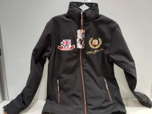 6 X BRAND NEW MIKE HALEWOOD OFFICIAL PRODUCT FULL ZIP RACING JACKETS SIZE XS AND SMALL