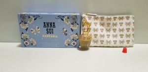 13 X BRAND NEW ANNA SUI FANTASIA EAU DE TOILETTE NATURAL SPRAY WITH COSMETIC POUCH 1.0FL.OZ. 30ML