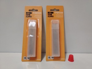 240 X BRAND NEW EXPRESS PACKS OF 2 4 STRIPPING BLADES IN EURO RETAIL BLISTER PACKAGING