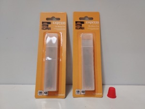 240 X BRAND NEW EXPRESS PACKS OF 2 4 STRIPPING BLADES IN EURO RETAIL BLISTER PACKAGING