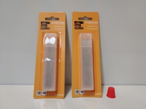 240 X BRAND NEW EXPRESS PACKS OF 2 4 STRIPPING BLADES IN EURO RETAIL BLISTER PACKAGING