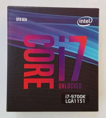 BRAND NEW FACTORY-SEALED INTEL CORE 9TH GEN i7-9700k PROCESSOR 4.9GHz 8-CORE LGA1151 95W TDP CPU - RRP £334.99