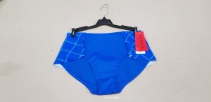 10 X BRAND NEW SPANX ELECTRIC BLUE GEO BOTTOMS SIZE 8 RRP $78.00 (TOTAL RRP $780.00)