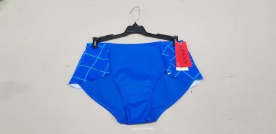 10 X BRAND NEW SPANX ELECTRIC BLUE GEO BOTTOMS SIZE 8 RRP $78.00 (TOTAL RRP $780.00)