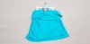 7 X BRAND NEW SPANX TWIST TOP TANKINIS IN AQUA SIZE MEDIUM RRP $34.99 (TOTAL RRRP $209.94)