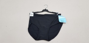 35 X BRAND NEW SPANX JET BLACK FULL COVERAGE BOTTOMS SIZE XL RRP $29.99 (TOTAL RRP $1049.99)