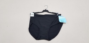 36 X BRAND NEW SPANX JET BLACK FULL COVERAGE BOTTOMS SIZE LARGE RRP $29.99 (TOTAL RRP $1079.00)