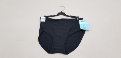 36 X BRAND NEW SPANX JET BLACK FULL COVERAGE BOTTOMS SIZE LARGE RRP $29.99 (TOTAL RRP $1079.00)