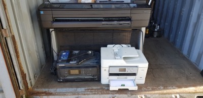 MISC LOT OF 3 PRINTERS - HP DESKJET 730, BROTHER MFC-J6935DW & EPSON WORKFORCE WF7710