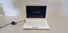 SONY C511 LAPTOP WITH CHARGER (NOTE: DATA WIPED NO OS)