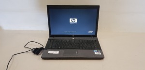 HP 620 LAPTOP WITH CHARGER (NOTE: DATA WIPED NO OS)