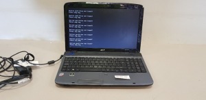 ACER 5738 LAPTOP WITH CHARGER (NOTE: DATA WIPED NO OS)